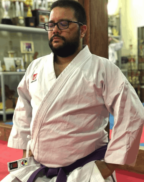 Karate at the Hayashi school — my moments away from technology